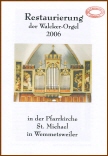 Bilder aus der Wemmetsweiler Orgel