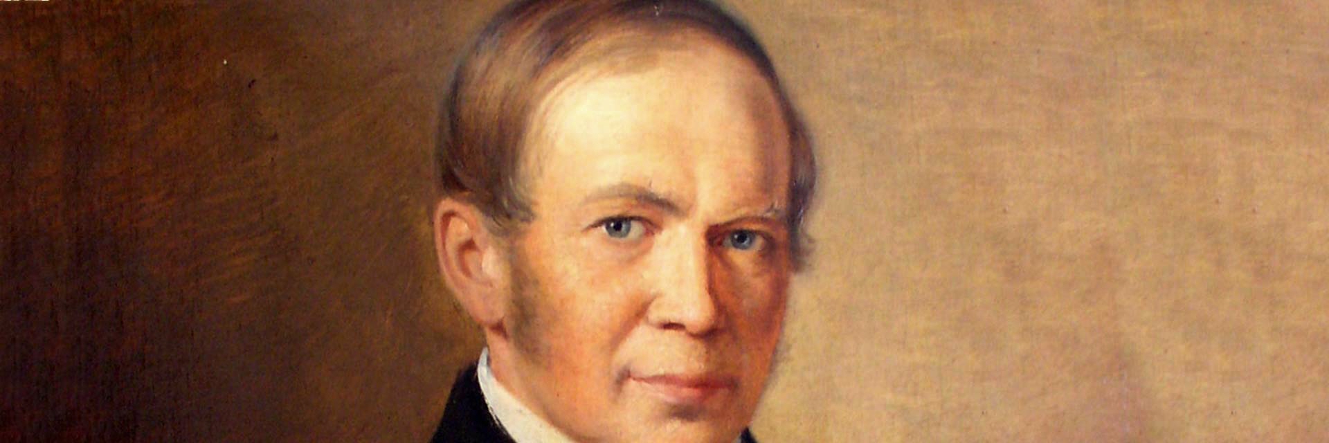 Eberhard Friedrich Walcker auf einem Gemlde von 1856